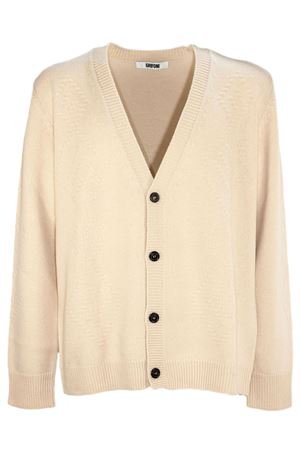 Beige virgin wool cardigan MAURO GRIFONI | GT110000127078